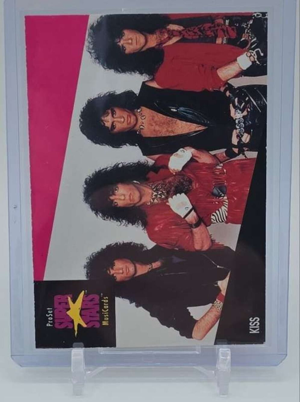 1991 Pro Set SuperStars MusiCards #196b Kiss Card